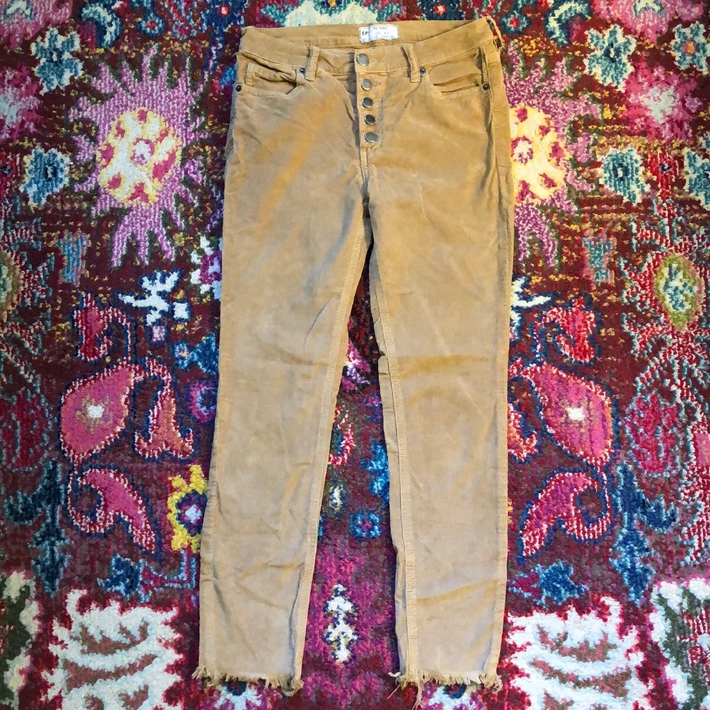 free people corduroy pants - Picture 1 of 3